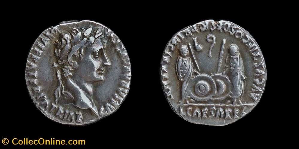 monnaies antiques romaines imperiales et republicaines augustus denarius