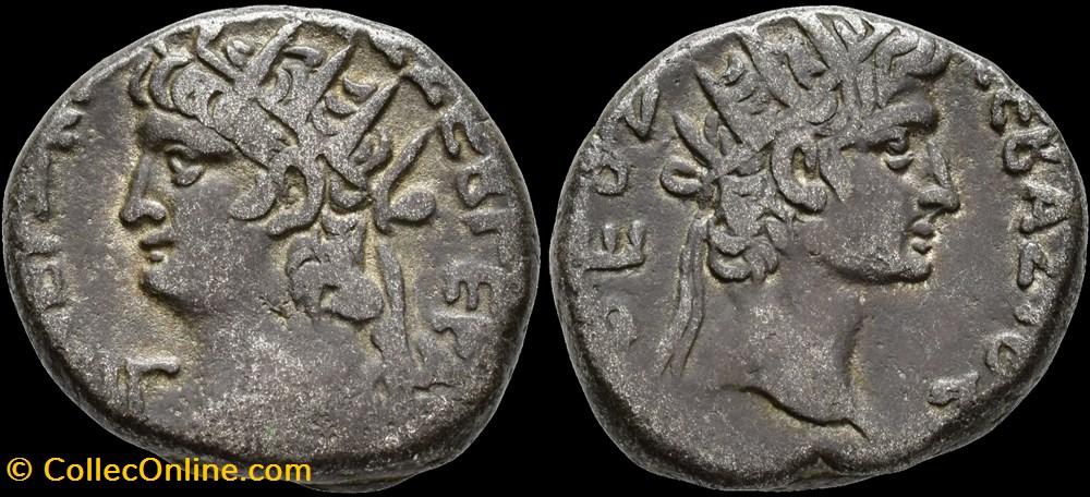 monnaies antiques romaines provinciales neron auguste tetradrachme alexandrie