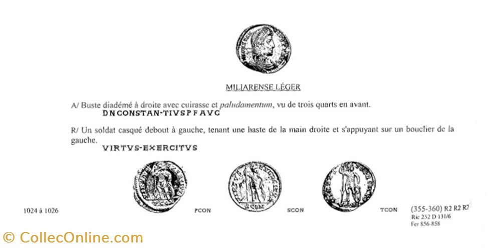 monnaies antiques romaines imperiales et republicaines constantius ii light miliarense ferrando ii plate coin