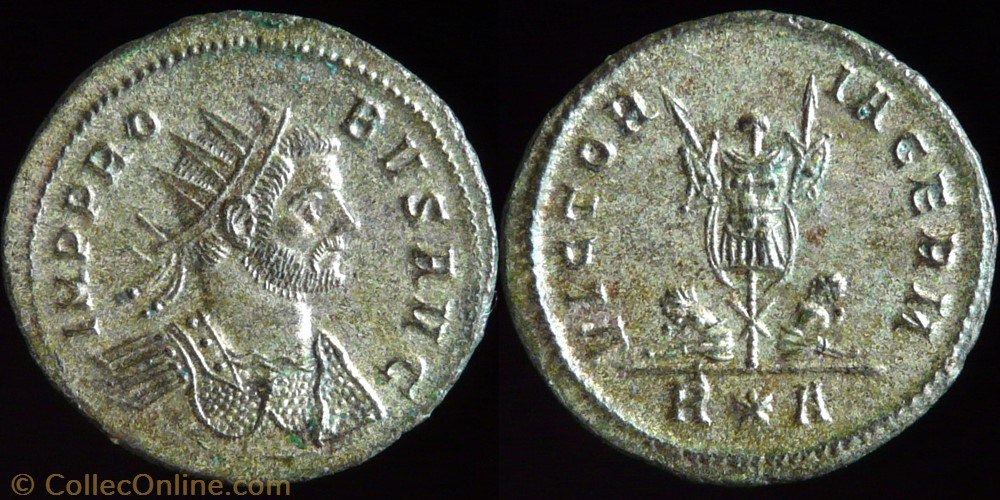 Probus, antoninianus monnaies antiques romaines imperiales et republicaines probus antoninianus