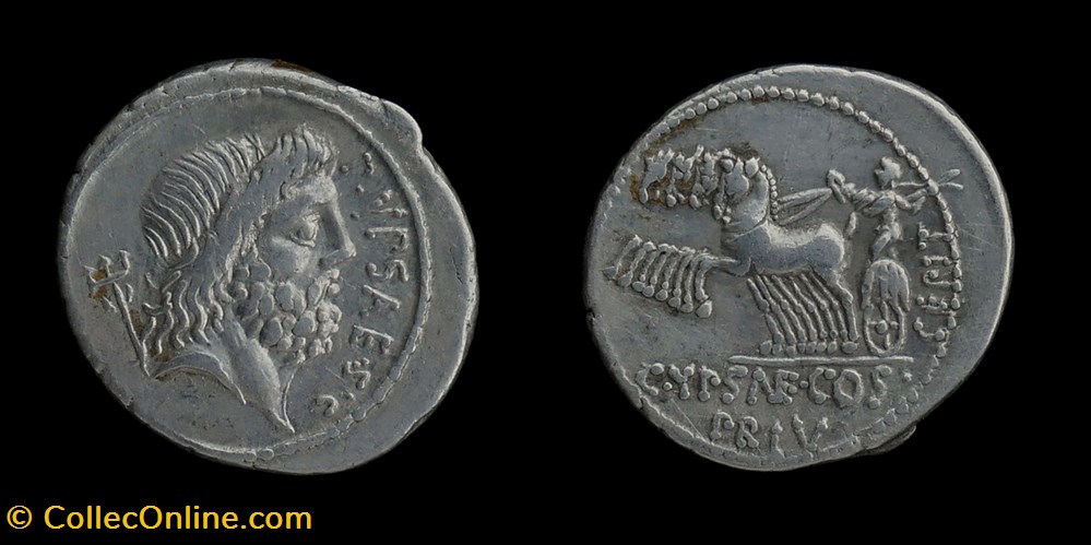P. Plautius Hypsaeus, Denarius monnaies antiques romaines imperiales et republicaines p plautius hypsaeus denarius