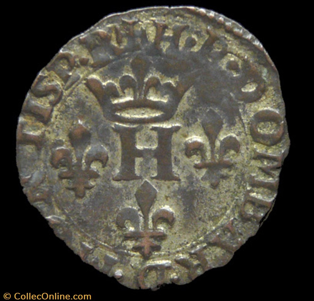 Henri II de Montpensier (1592-1608), Liard - 1606 monnaies france feodales henri ii de montpensier 1592 1608 liard 1606