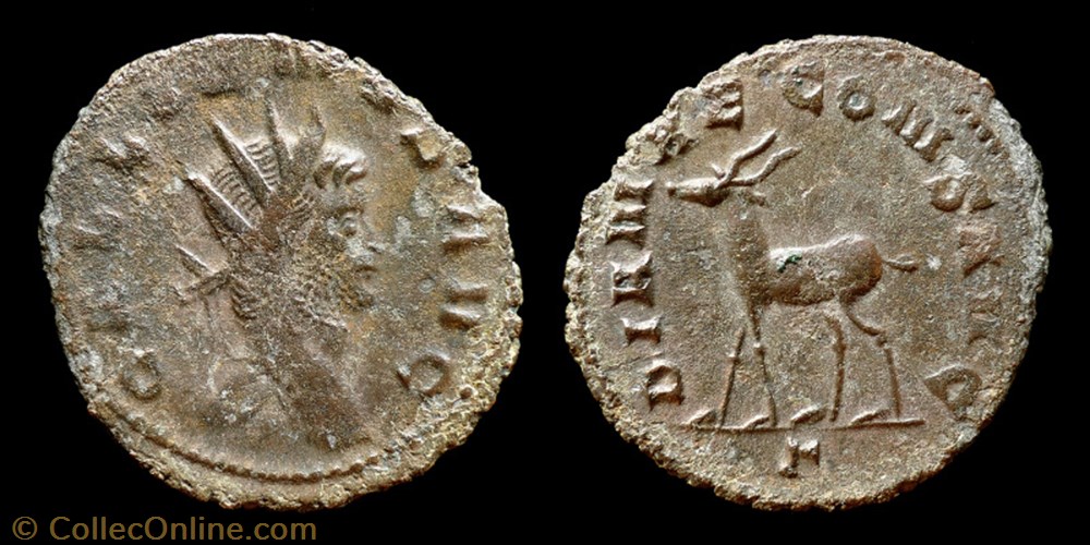monnaie antique av jc ap romaine imperiale dianae antilope
