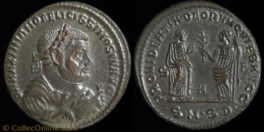 Maximianus, Abdication Follis monnaie antique av jc ap romaine republicaine imperiale maximianus abdication follis