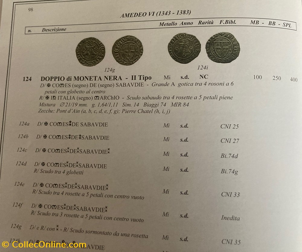Amédée VI, double, (doppio di moneta nera), 2e type (1349-1350) monnaies europe medievale france feodales amedee vi double doppio di moneta nera 2e type 1349 1350