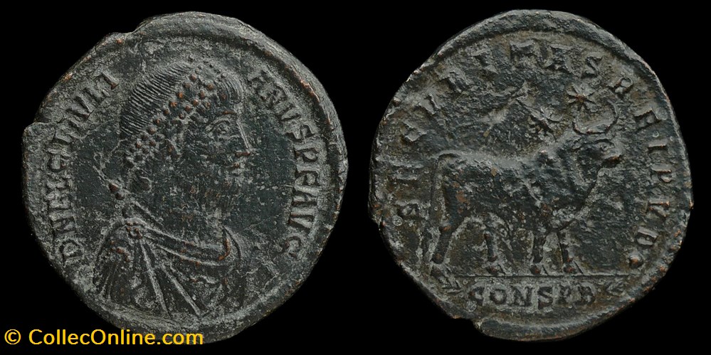Julian II the Apostate, AE 1 (double maiorina) monnaies antiques romaines imperiales et republicaines julian ii the apostate ae 1 double maiorina