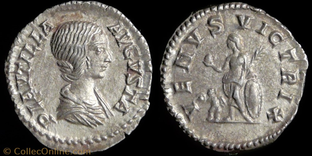 monnaie antique av jc ap romaine republicaine imperiale plautilla denarius