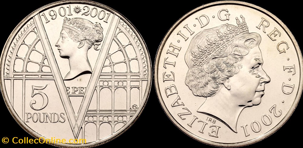 Elizabeth II (1952-2022) - five pounds monnaies monde royaume uni elizabeth ii 1952 2022 five pounds