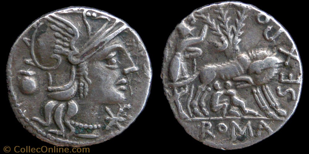 S. Pompeius Fostlus, Denarius monnaies antiques romaines imperiales et republicaines s pompeius fostlus denarius