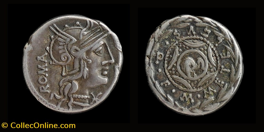 monnaies antiques romaines imperiales republicaines m caecilius q f metellus denarius