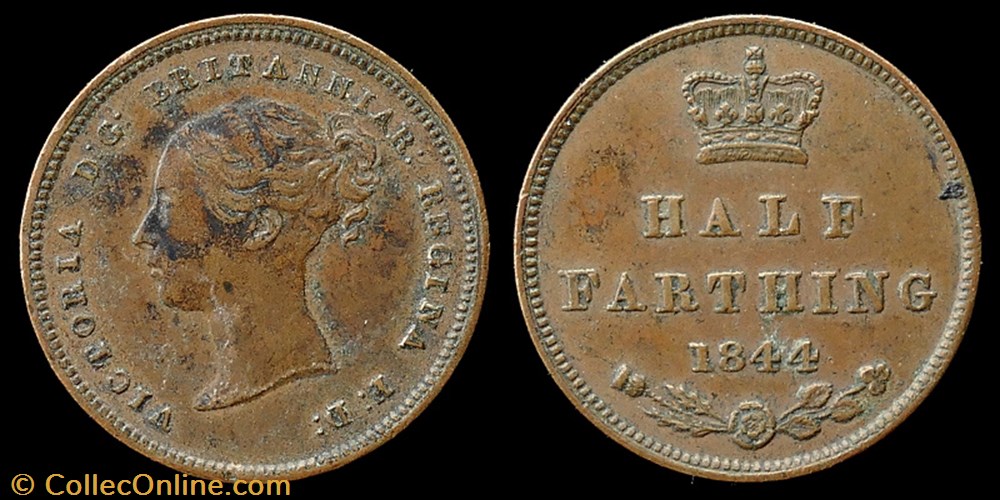 Victoria (1837-1901) - half farthing monnaies monde royaume uni victoria 1837 1901 half farthing