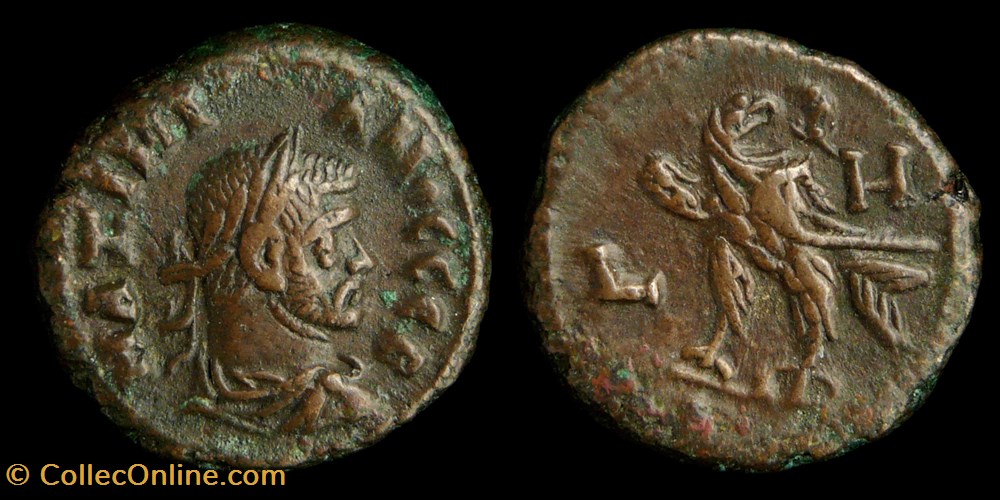Maximien Hercule, tetradrachme - Alexandrie monnaies antiques romaines provinciales maximien hercule tetradrachme alexandrie