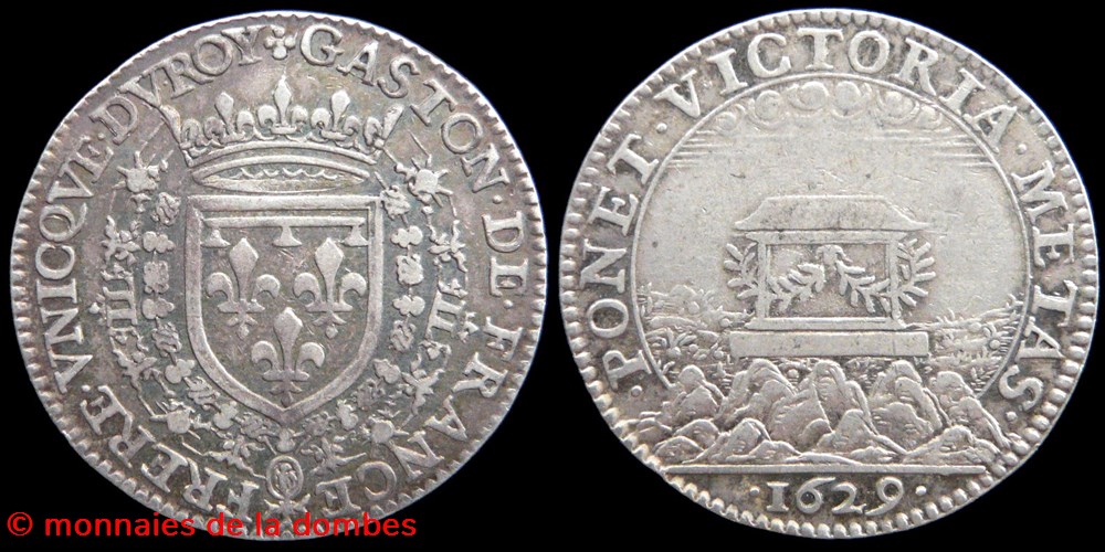 monnaies paranumismatique jetons poids 1629 gaston orleans 1627 1650 jeton argent