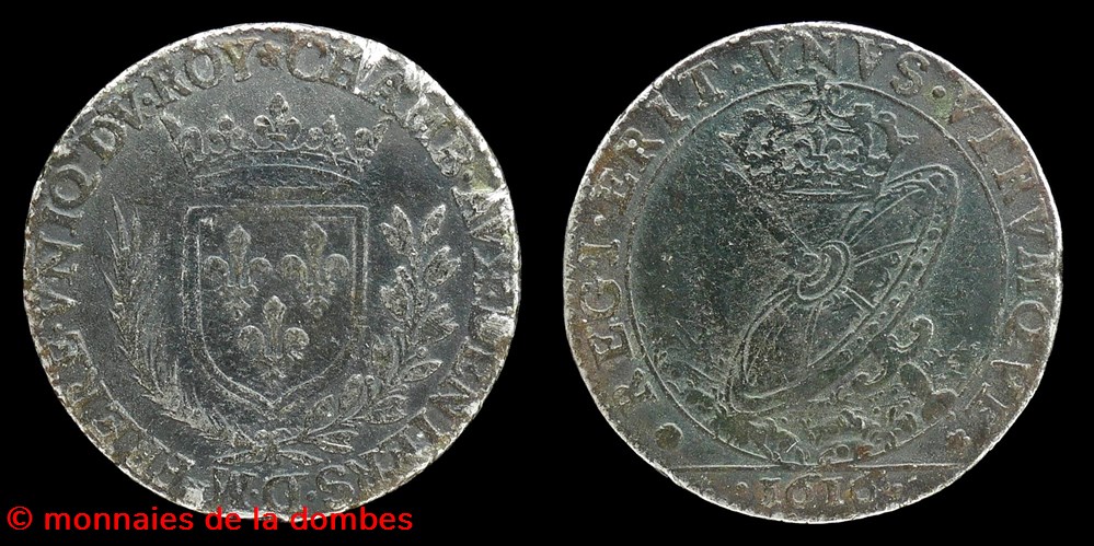1616 - Gaston d'Orleans (1627-1650), Jeton, étain monnaies paranumismatique jetons poids 1616 gaston orleans 1627 1650 jeton etain
