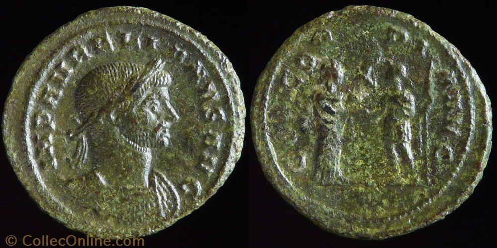 Aurelian, Middle bronze coin ancient c to roman aurelian middle bronze