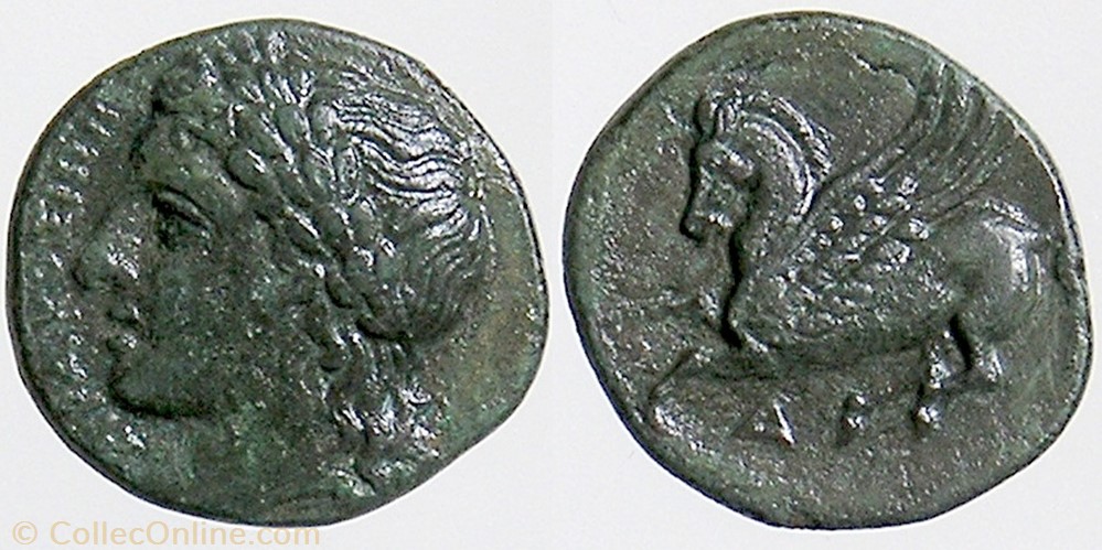 Syracuse Hieron II 275-216 BC coin ancient to greek syracuse hieron ii 275 216 bc