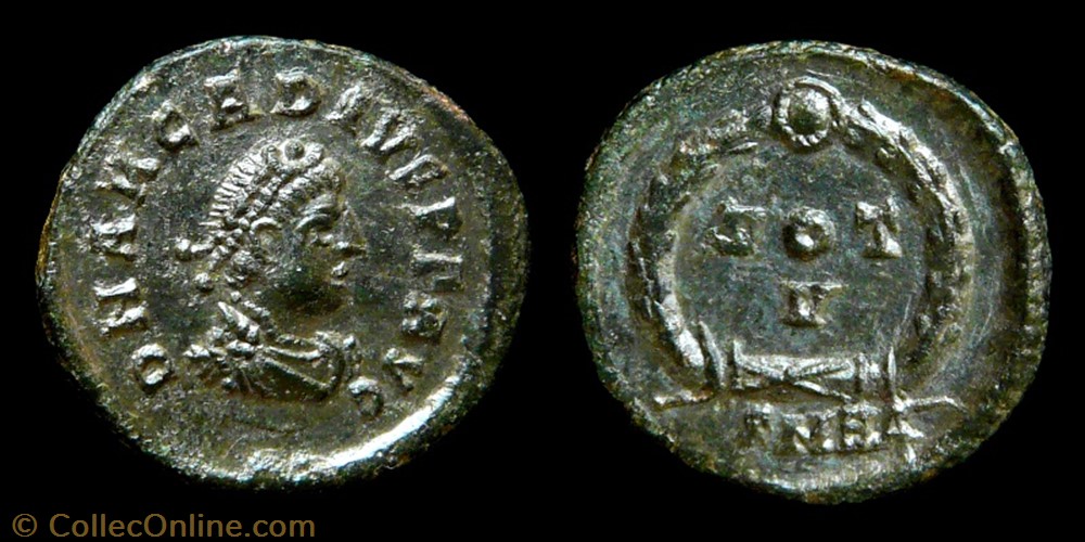 monnaie antique av jc ap romaine republicaine imperiale arcadius ae4