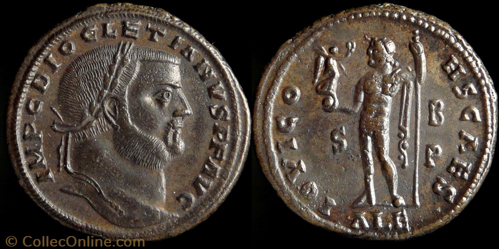 Diocletian, Follis monnaie antique av jc ap romaine republicaine imperiale diocletian follis