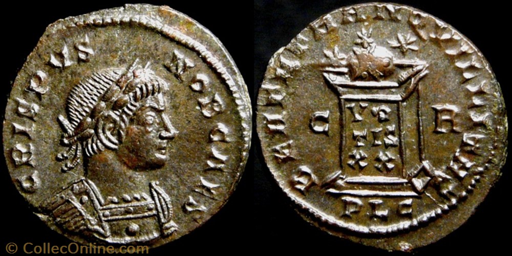 monnaies antiques romaines imperiales et republicaines crispus ae3