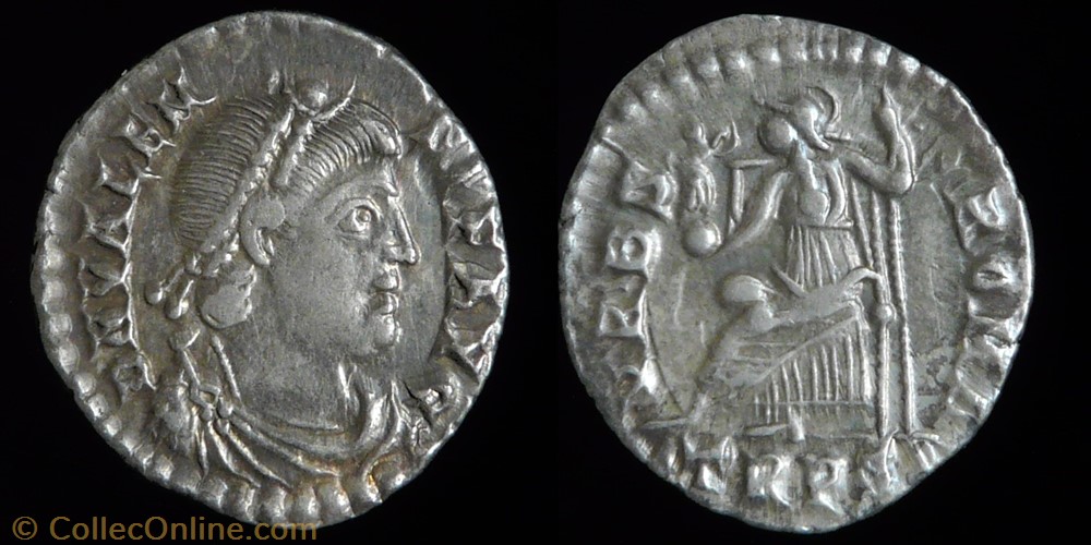 monnaies antiques romaines imperiales et republicaines valens siliqua