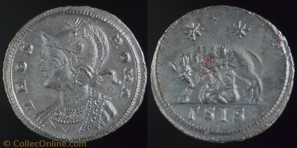 monnaie antique av jc ap romaine republicaine imperiale urbs roma ae 3