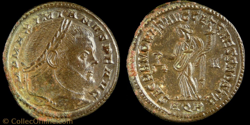 Maximianus, Follis monnaies antiques romaines imperiales et republicaines maximianus follis