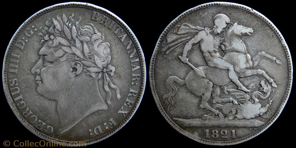monnaies monde royaume uni george iv 1820 1830 crown