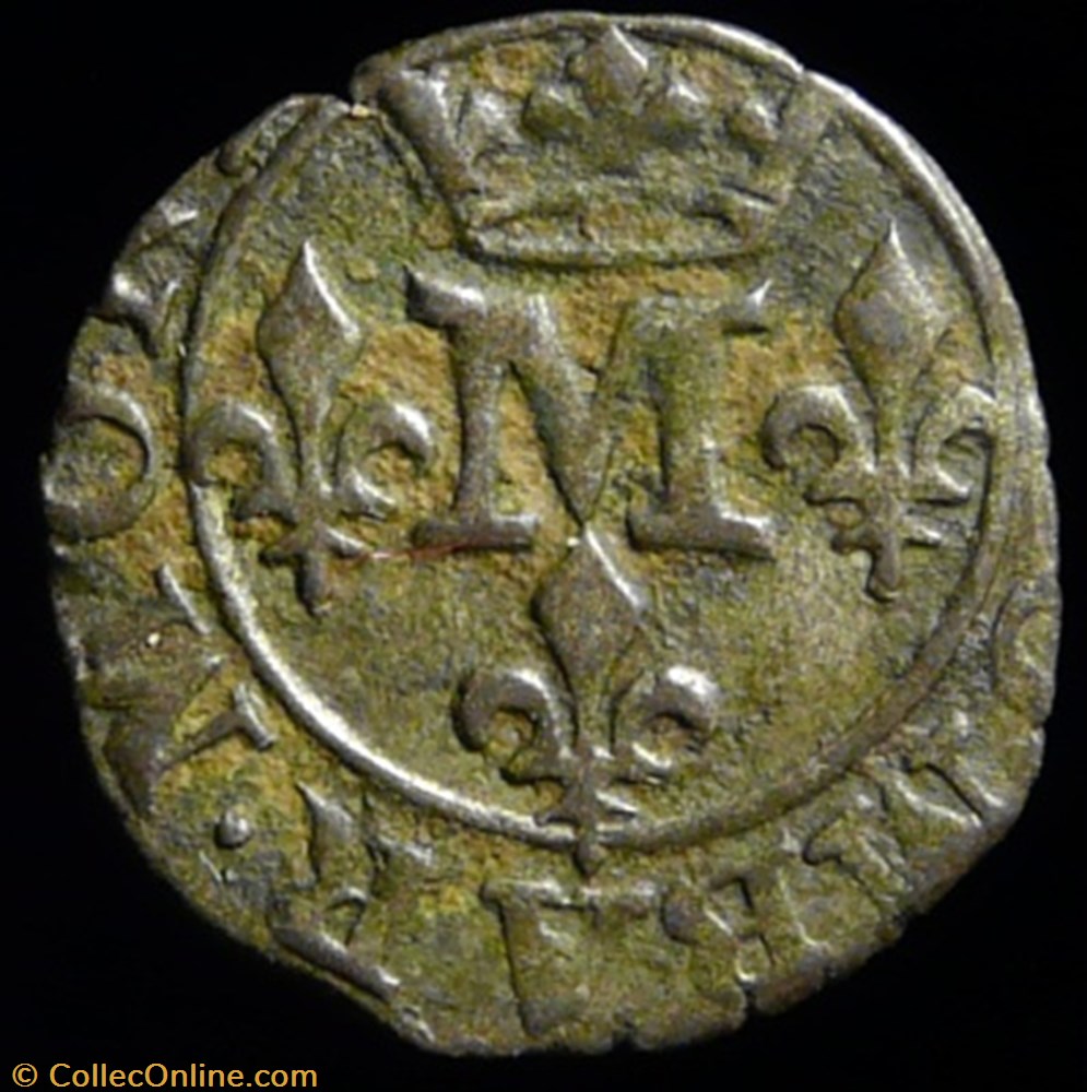 monnaies france feodales anne marie louise orleans 1650 1693 liard 1667