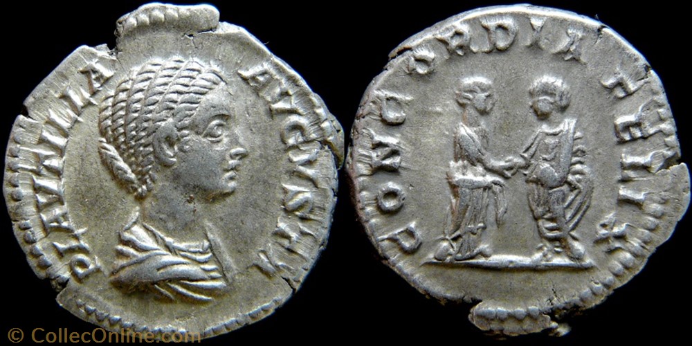 Plautilla, Denarius monnaies antiques romaines imperiales et republicaines plautilla denarius