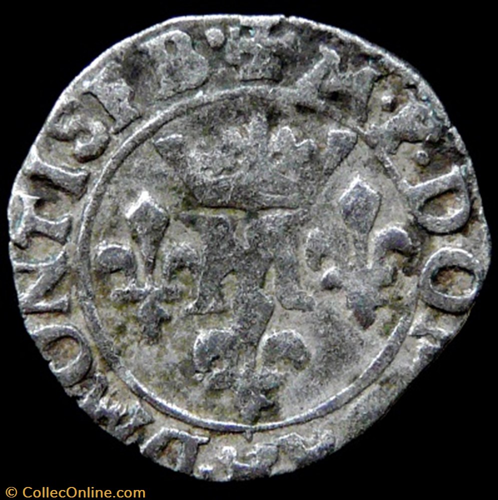 monnaies france feodales marie de montpensier 1608 1627 liard 1625