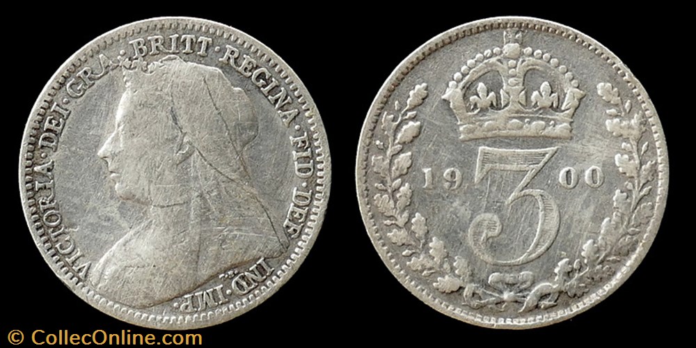 Victoria (1837-1901) - three pence monnaies monde royaume uni victoria 1837 1901 three pence