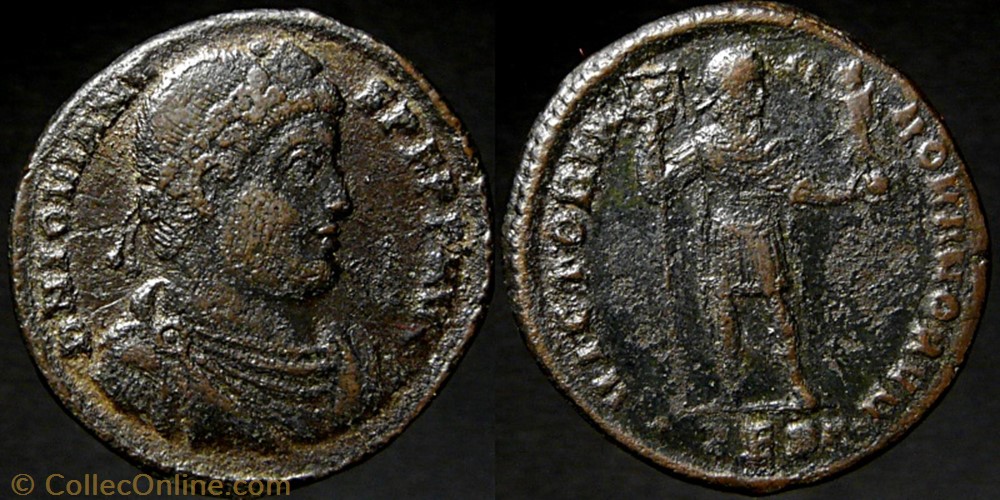 Jovianus, AE1 coin ancient b c to roman jovianus ae1