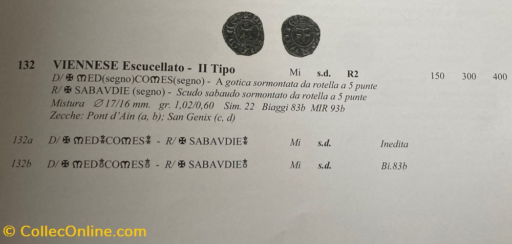 Amédée VI, denier viennois 1° type (1355-1356) monnaies europe medievale france feodales amedee vi denier viennois 1 type 1355 1356