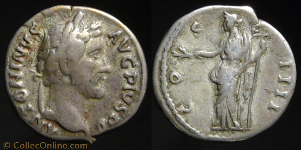 Antoninus Pius, Denarius coin ancient b c roman antoninus pius denarius