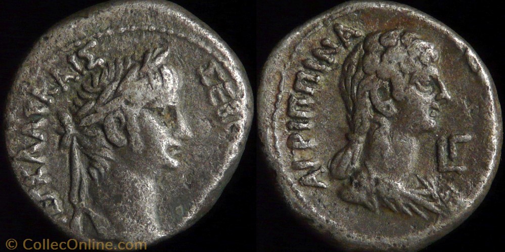 monnaies antiques romaines provinciales neron agrippine tetradrachme alexandrie