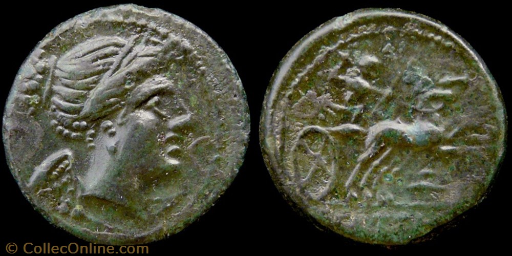 Bruttium, AE18 monnaies antiques grecques bruttium ae18