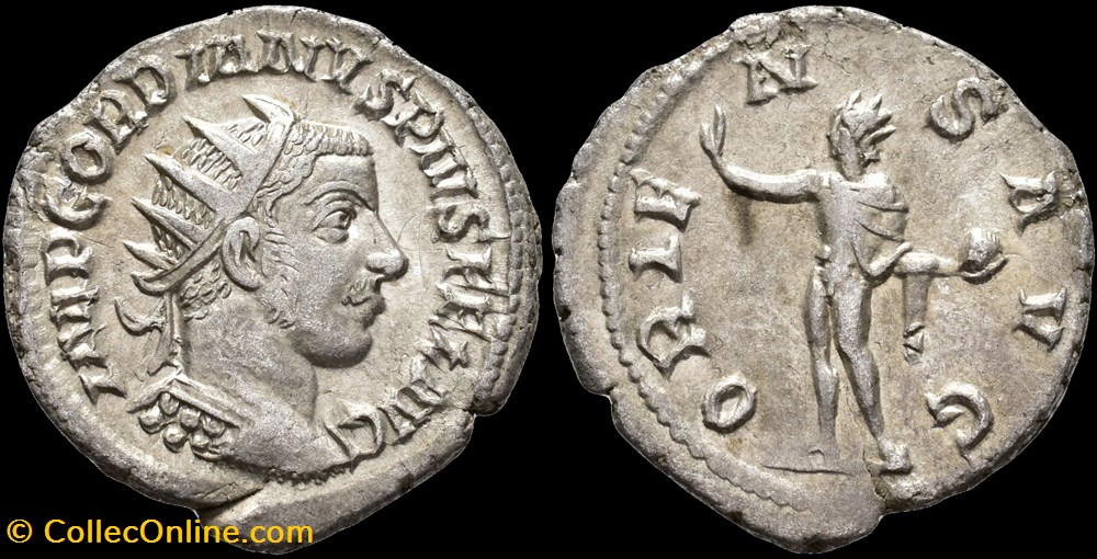 Gordian III, Antoninianus - Oriens Avg monnaies antiques romaines imperiales et republicaines gordian iii antoninianus oriens avg