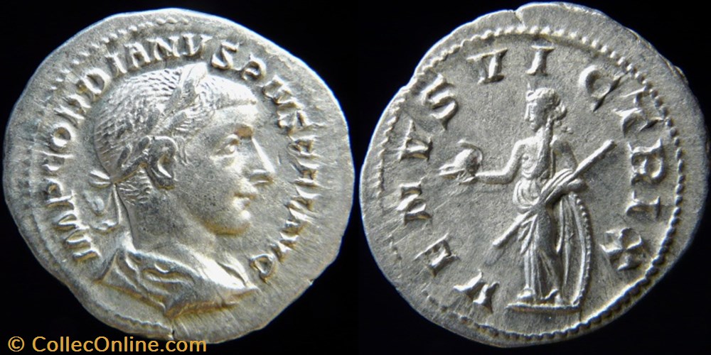 Gordian III, Denarius - Venvs Victrix monnaies antiques romaines imperiales et republicaines gordian iii denarius venvs victrix