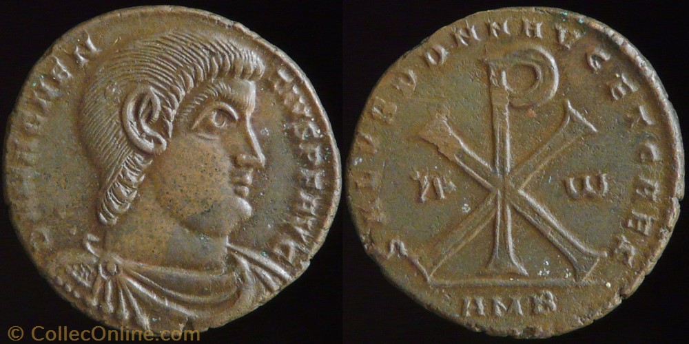 monnaies antiques romaines imperiales et republicaines magnentius ae 1