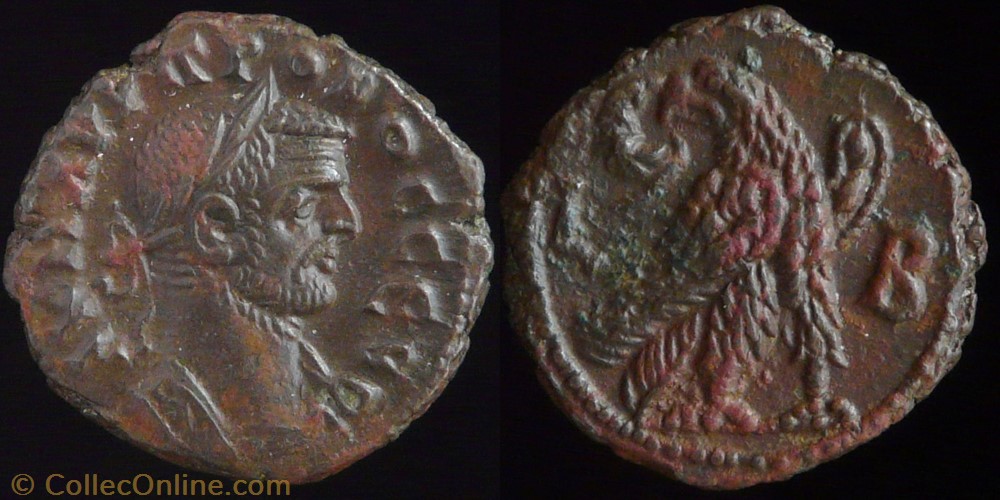 Probus, tetradrachme - Alexandrie monnaies antiques romaines provinciales probus tetradrachme alexandrie