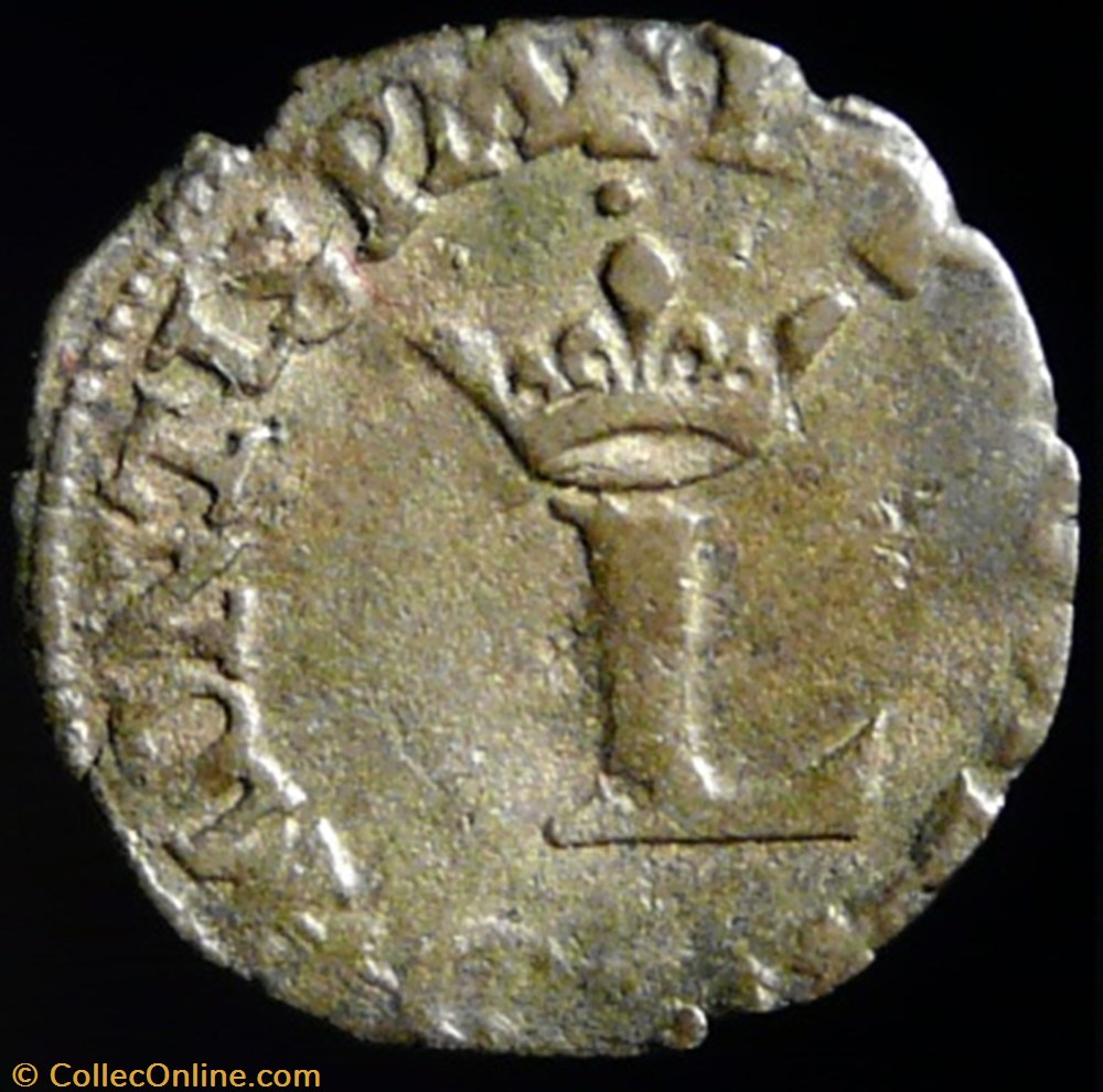 monnaies france feodales louis ii de montpensier 1560 1582 liard 1582