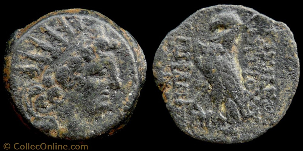 Seleukid kingdom, Antiochos VIII, Grypos - 0015 coin ancient b to greek seleukid kingdom antiochos viii grypos 0015