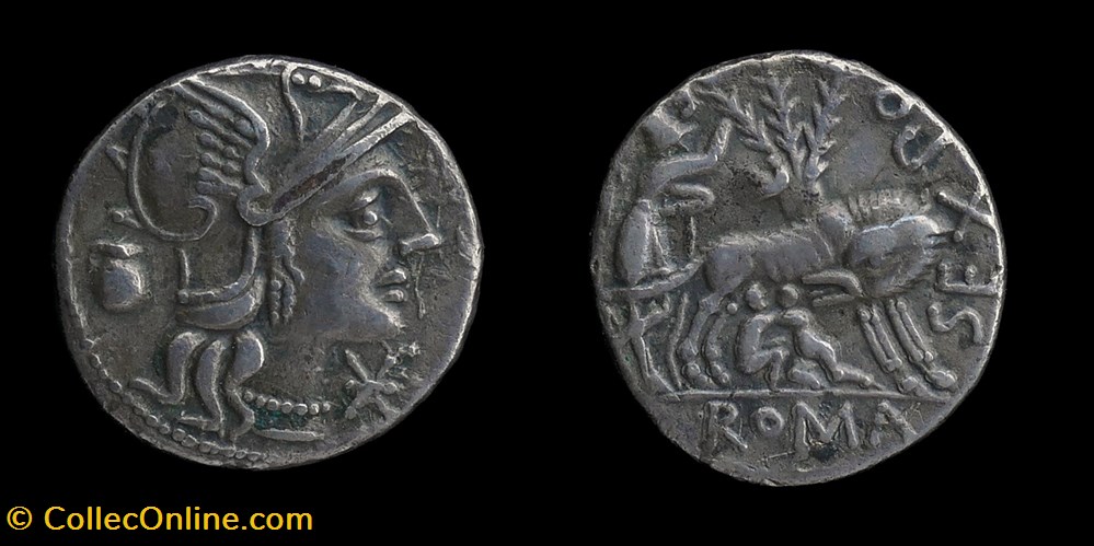 S. Pompeius Fostlus, Denarius monnaies antiques romaines imperiales et republicaines s pompeius fostlus denarius
