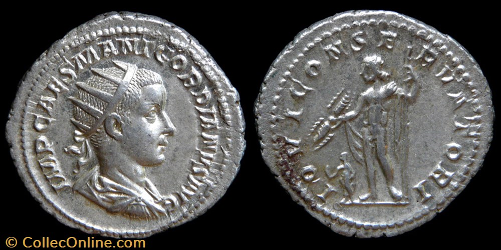 Gordian III, Antoninianus - Iovi Conservatori monnaies antiques romaines imperiales et republicaines gordian iii antoninianus iovi conservatori