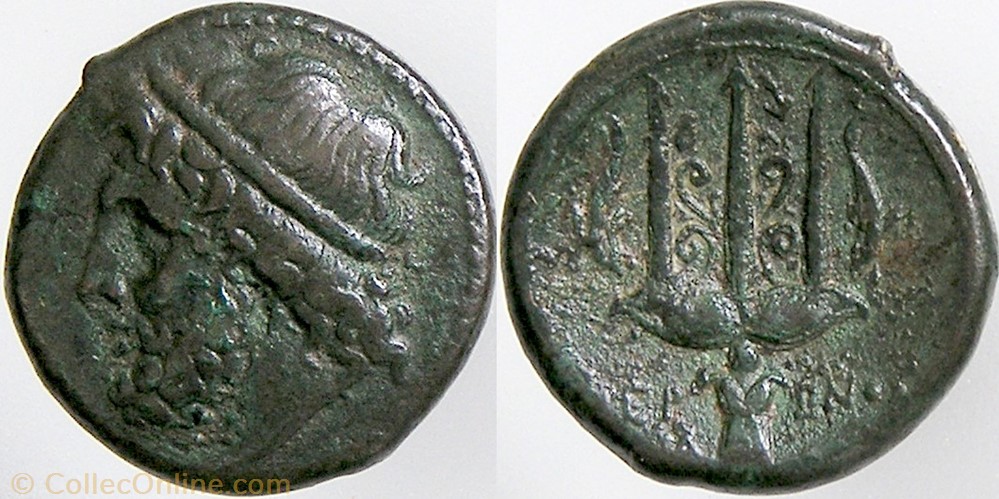 Syracuse Hieron II 275-216 BC coin ancient to greek syracuse hieron ii 275 216 bc