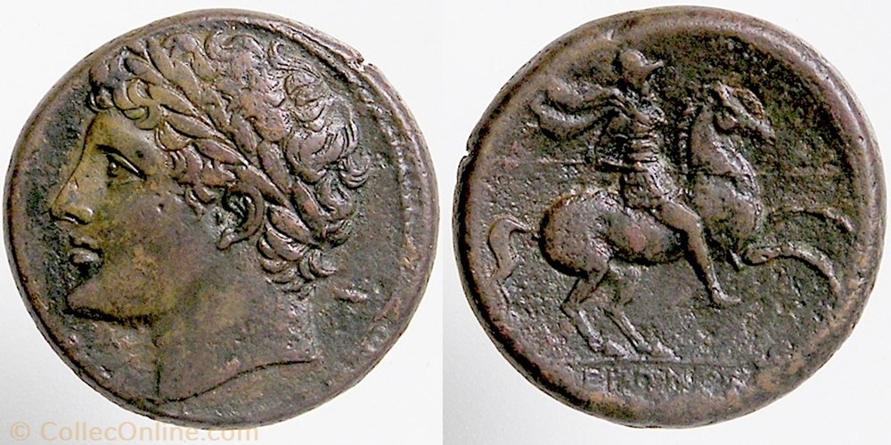 Syracuse Hieron II 275-216 BC coin ancient to greek syracuse hieron ii 275 216 bc
