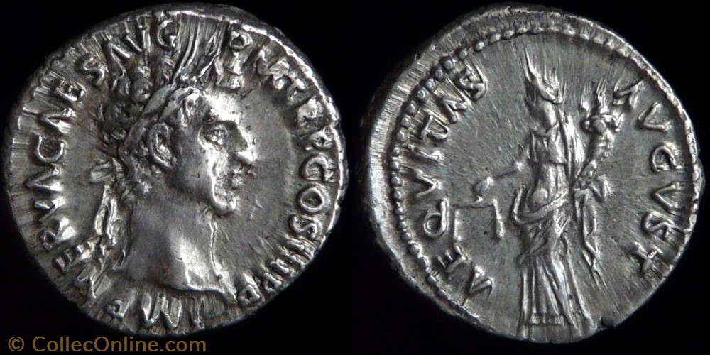 Nerva, Denarius - coin ancient b c to roman nerva denarius