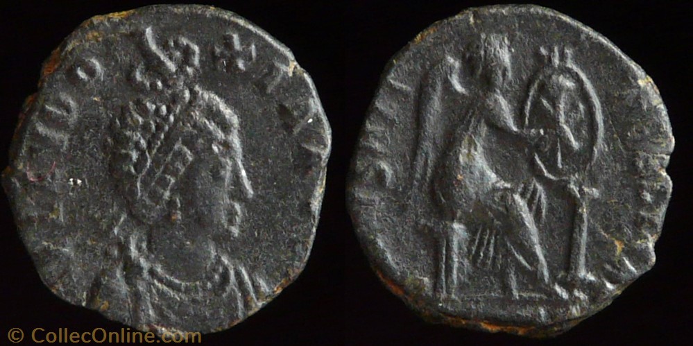 Eudoxia, AE4 monnaies antiques romaines imperiales et republicaines eudoxia ae4
