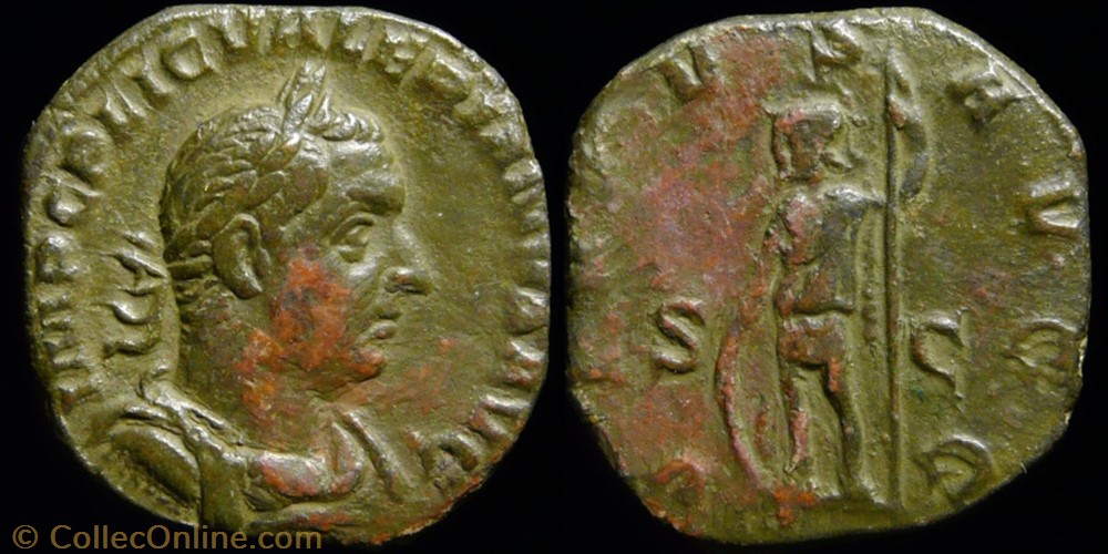 Valerian, Sestertius monnaies antiques romaines imperiales et republicaines valerian sestertius