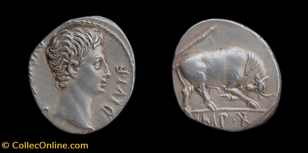 monnaies antiques romaines imperiales et republicaines augustus denarius